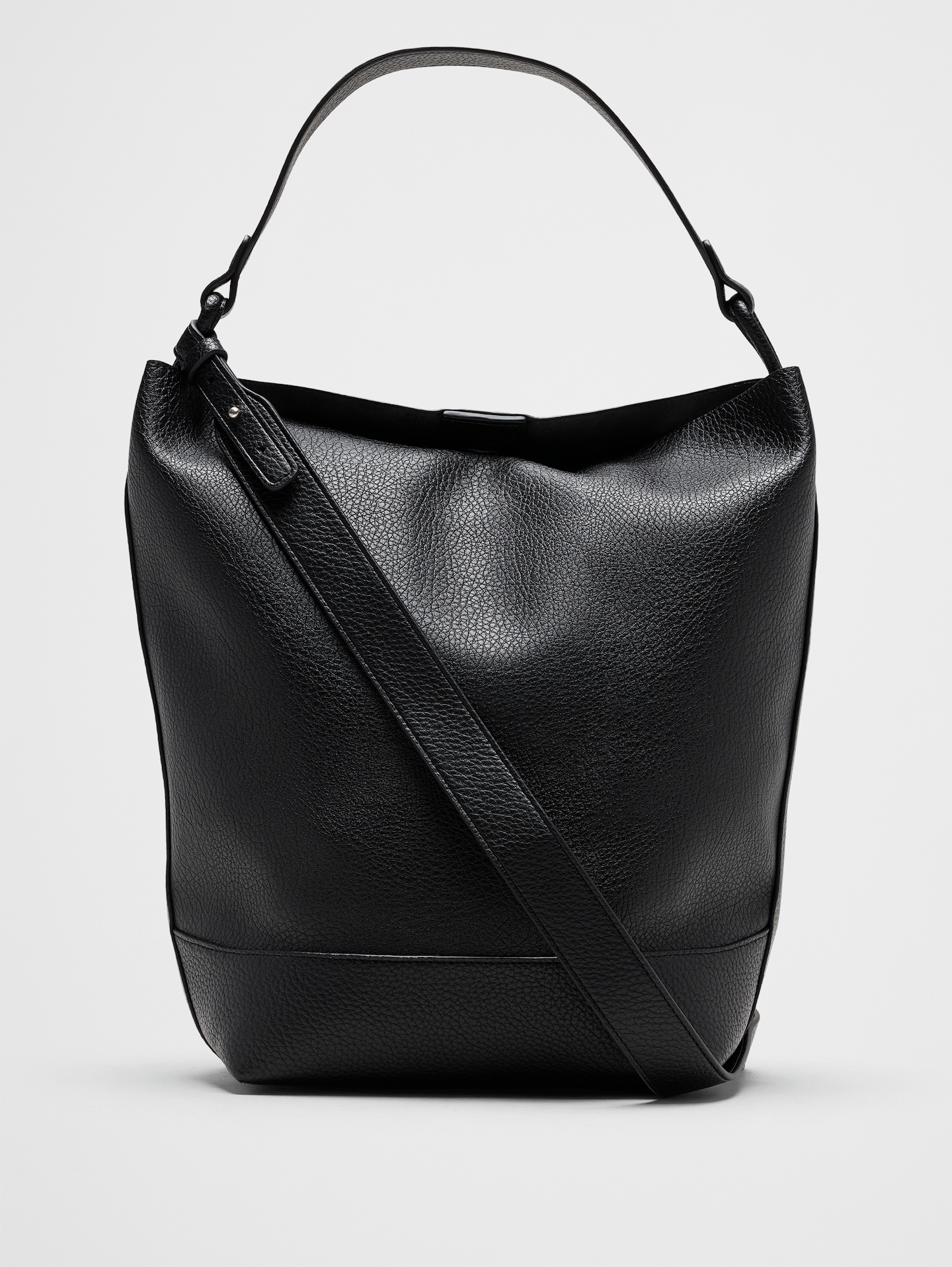 Image number 1 showing, Vegan Leather Suede Bucket Tote