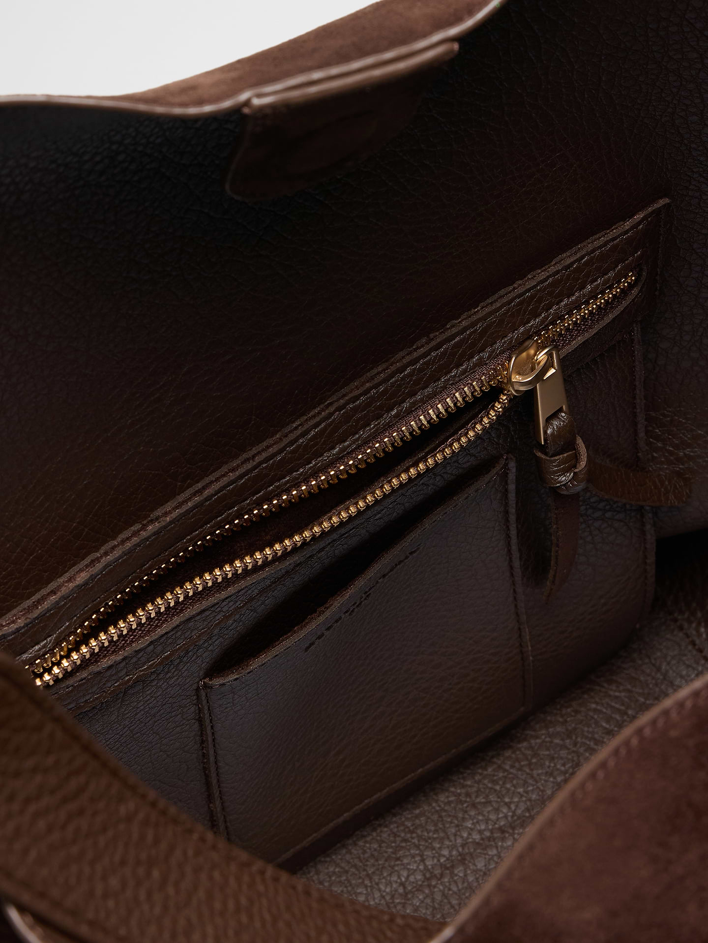 Image number 6 showing, Vegan Leather Suede Bucket Tote