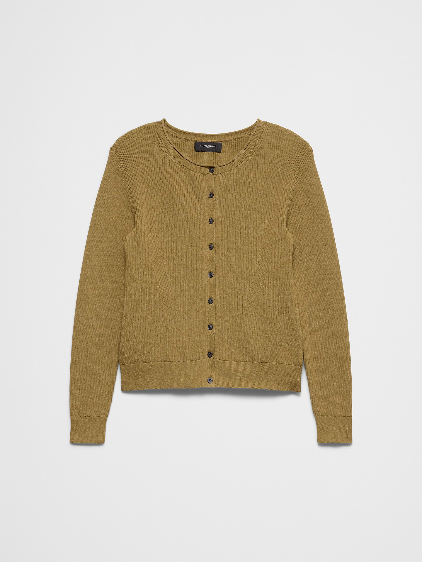 Image number 4 showing, Cotton Ribbed Cardigan Sweater