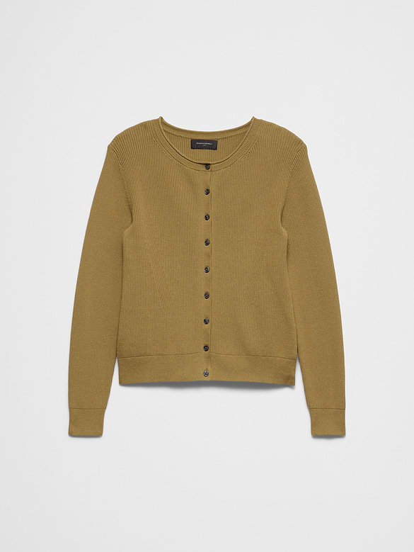 Ribbed Cardigan Sweater