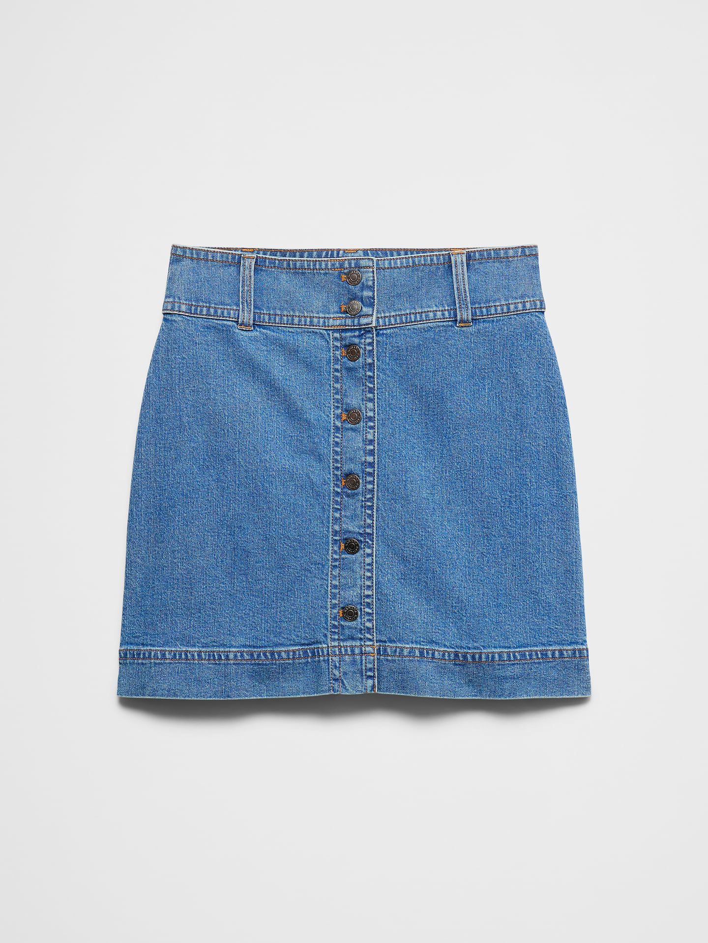 Image number 4 showing, Denim Button-Down Mini Skirt