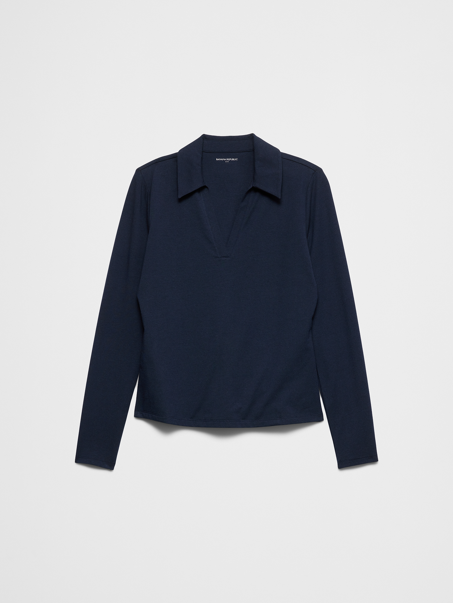 L'image numéro 4 présente Polo en tissu extensible et doux