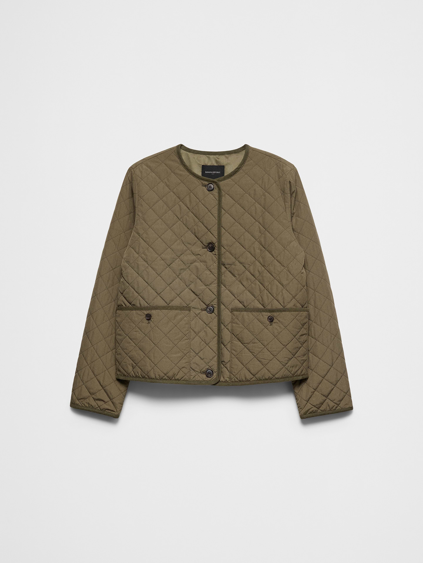 Image number 4 showing, Quilted Cropped Jacket