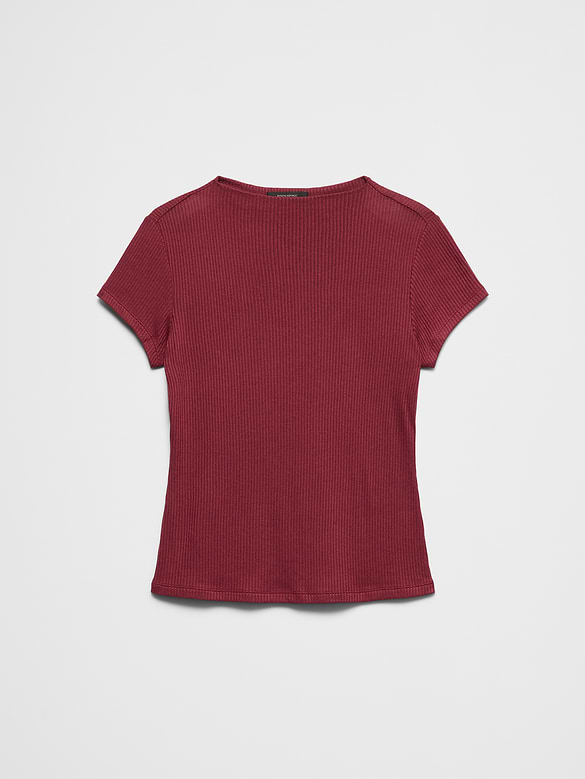 Soft Luxe Ribbed T-Shirt