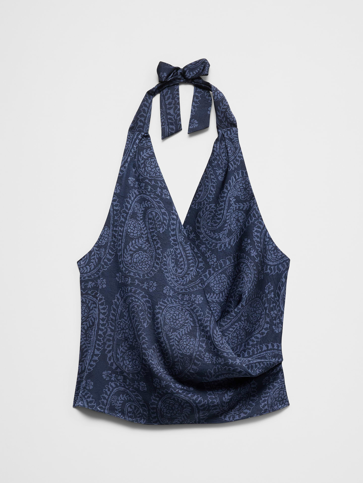 Image number 4 showing, Cowl-Neck Cropped Top