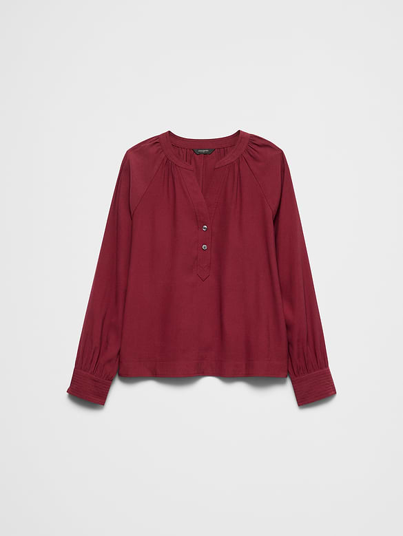 Trapunto Stitch Blouse