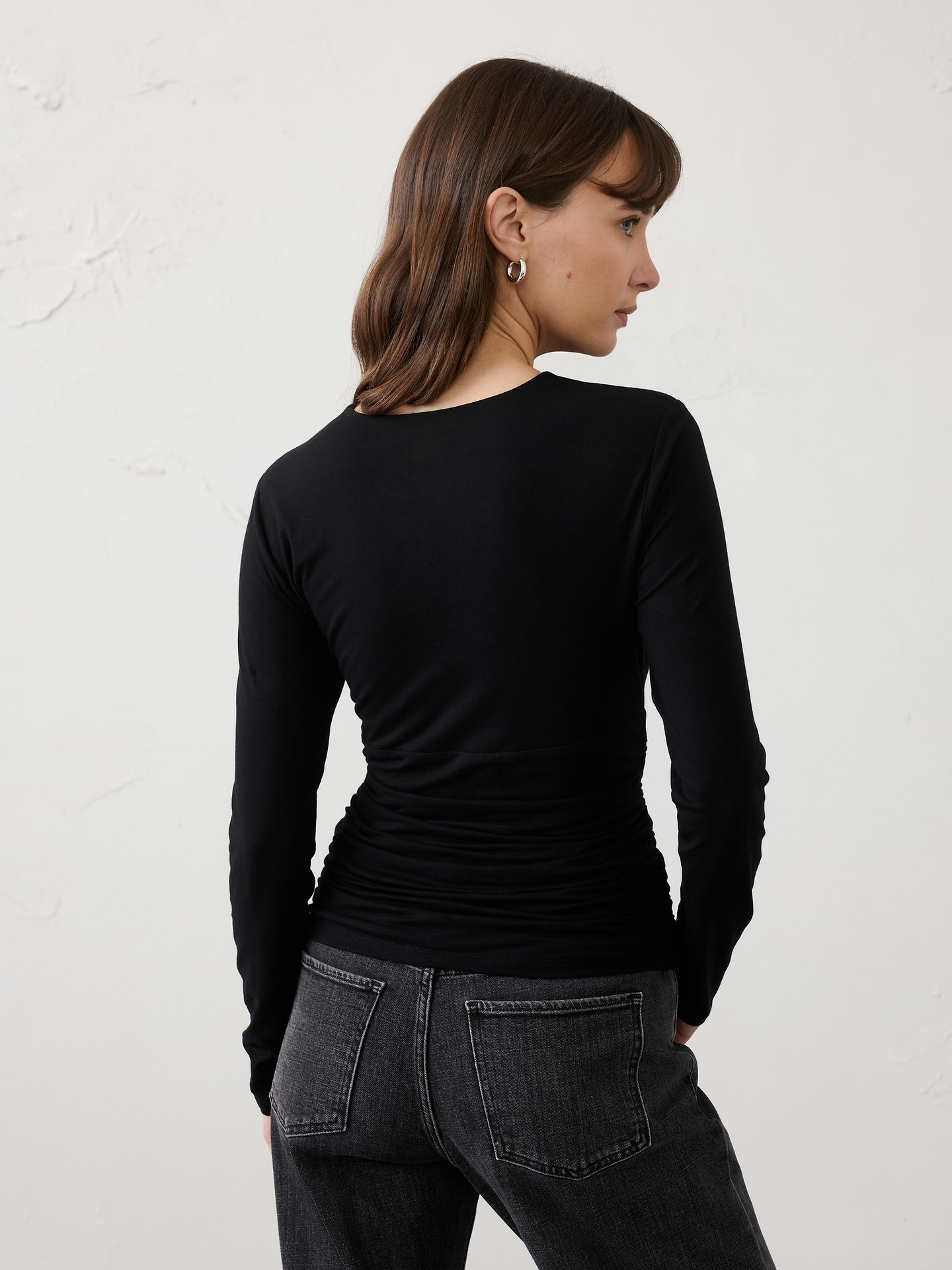 Image number 2 showing, Soft Stretch Shirred Top