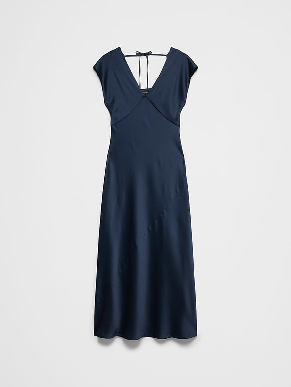Flutter-Sleeve Maxi Dress