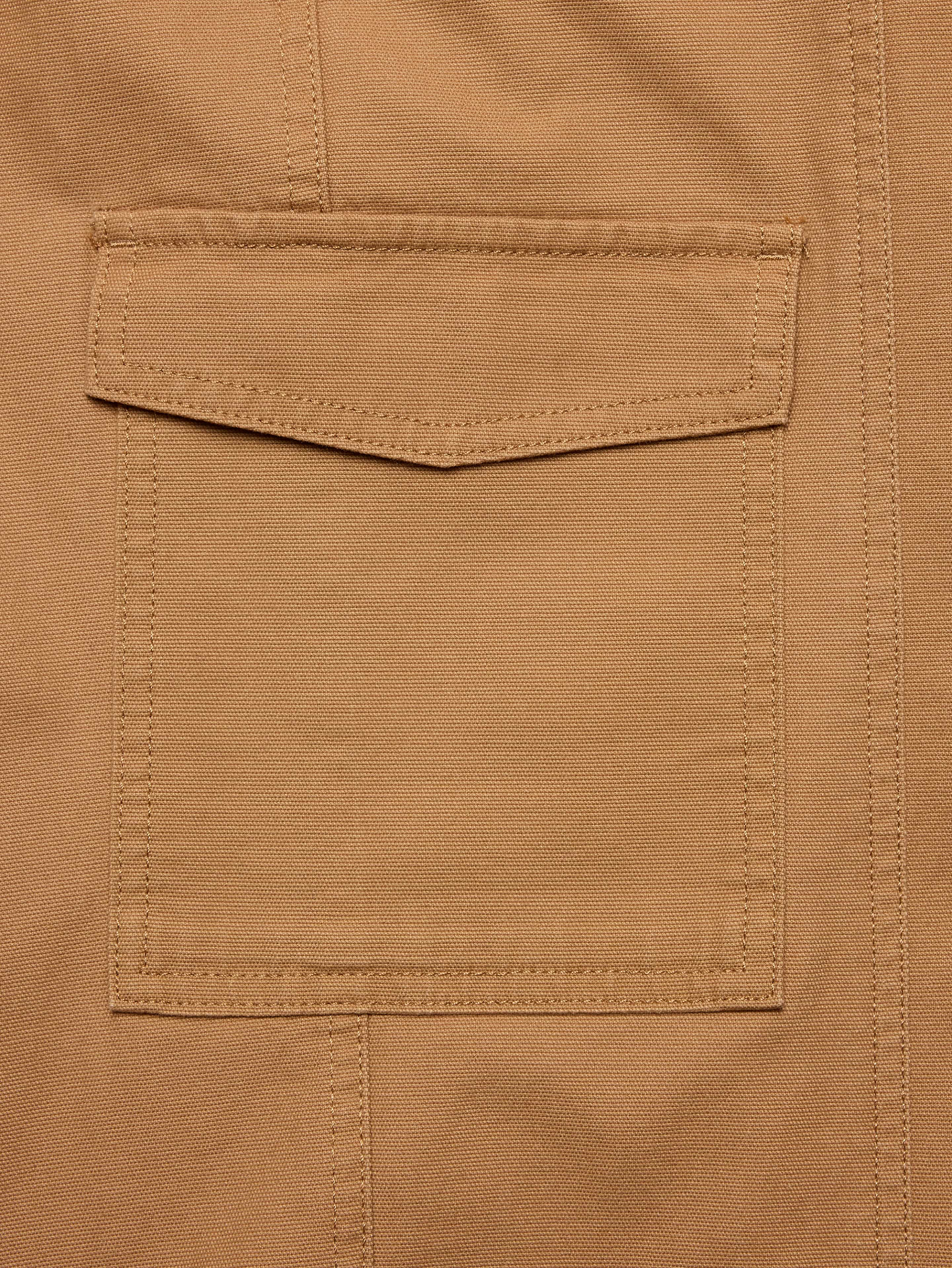 Image number 5 showing, Tapered Mid-Rise Cargo Cotton Canvas Pant