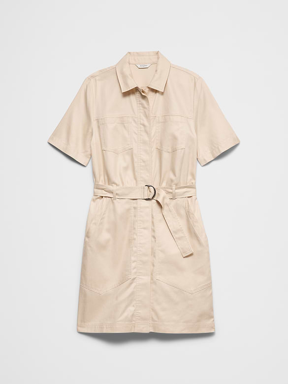 Utility Mini Shirtdress