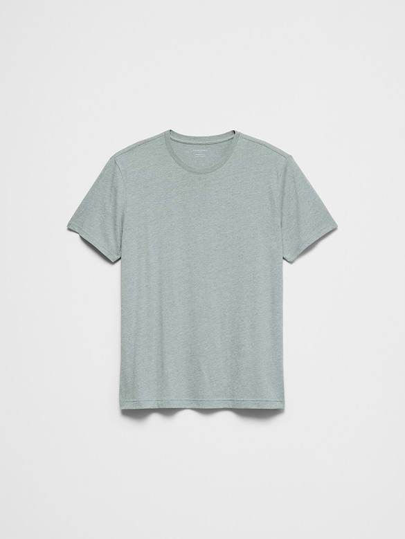 Standard-Fit Premium Wash Crew-Neck T-Shirt