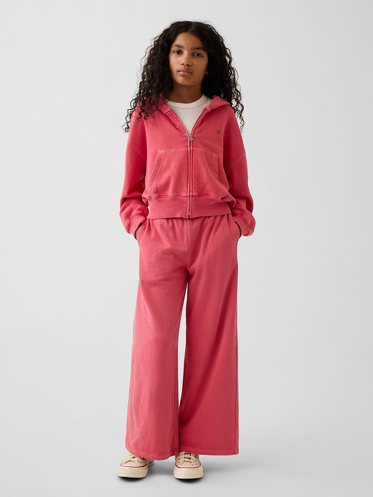 Image number 1 showing, Kids VintageSoft Terry Baggy Sweatpants