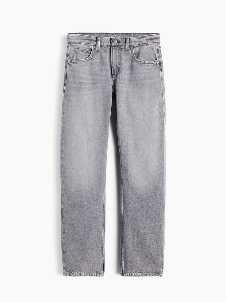 Image number 7 showing, Mid Rise Straight Taper Jeans