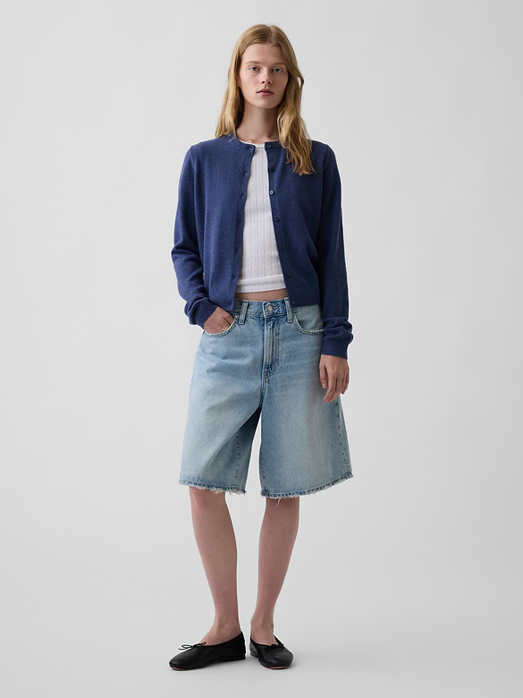 CashSoft Crop Cardigan