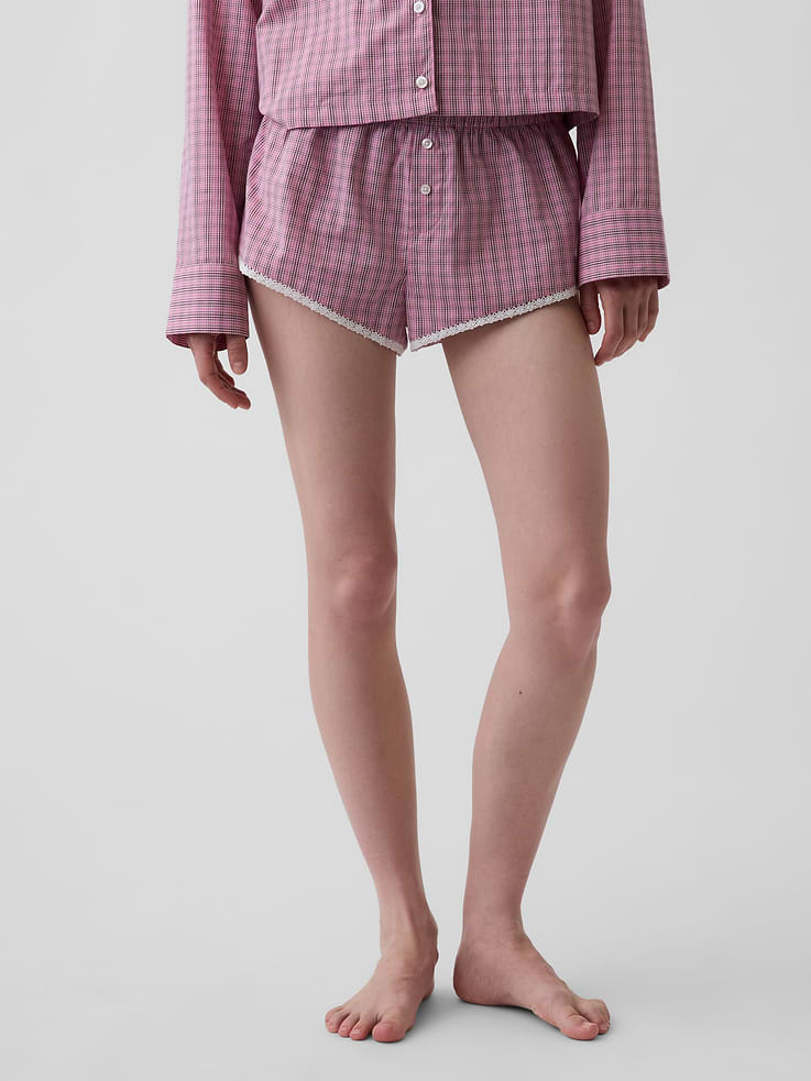 Image number 2 showing, Poplin Bloomer PJ Shorts