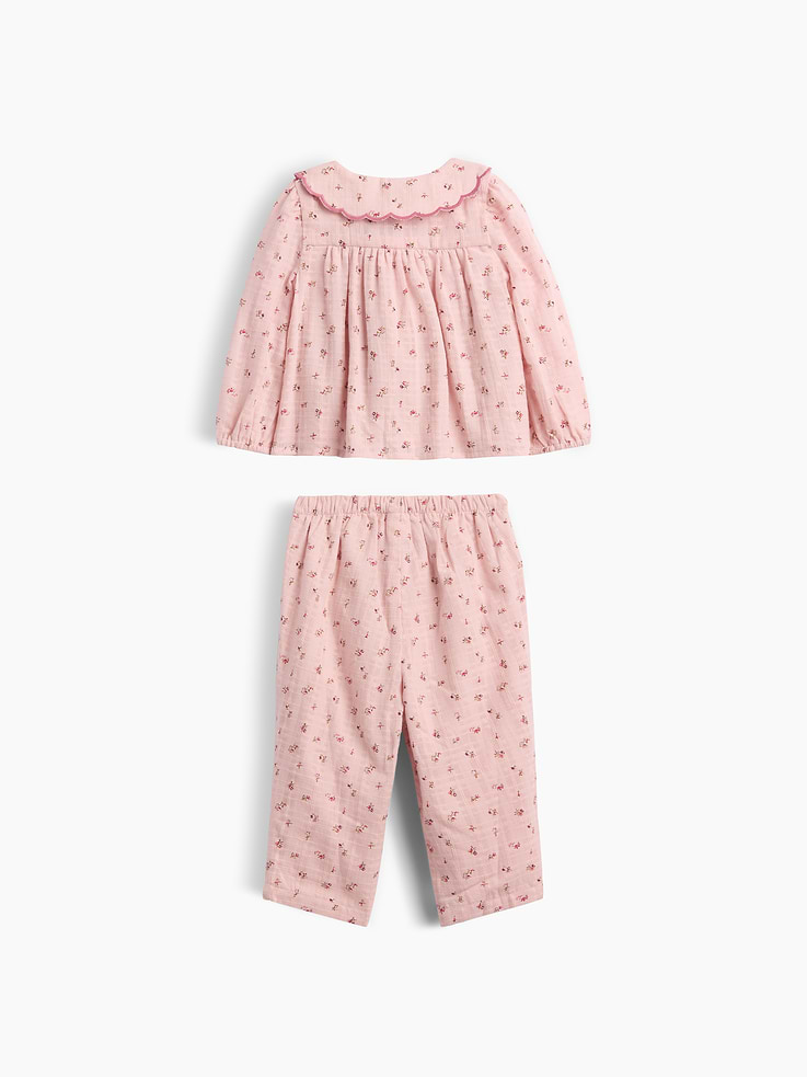Image number 2 showing, Baby Floral Outfit Set