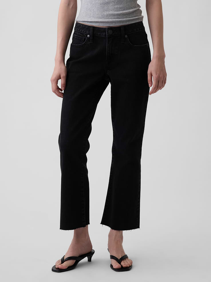 Image number 2 showing, Low Rise Long & Lean Crop Jeans