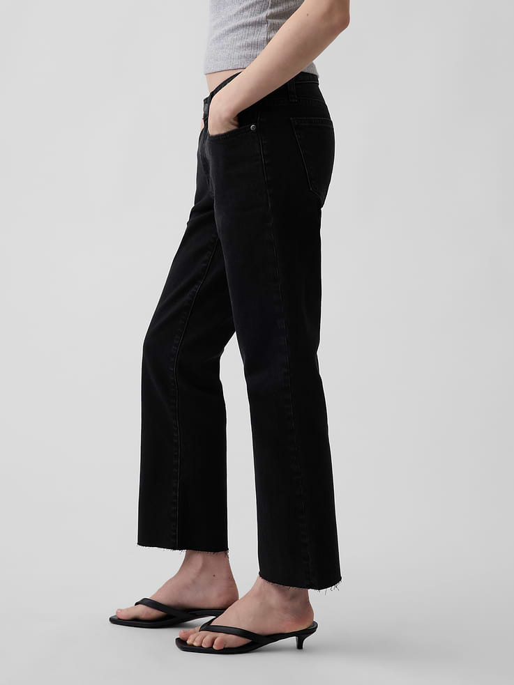 Image number 3 showing, Low Rise Long & Lean Crop Jeans