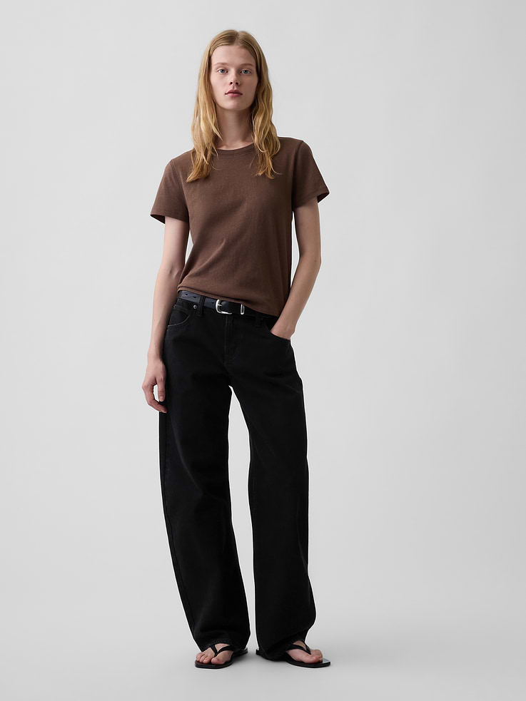 Image number 2 showing, 100% Cotton Authentic Shrunken T-Shirt