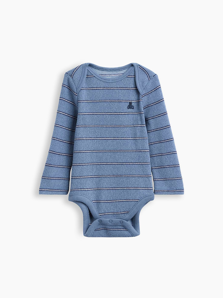 Image number 1 showing, Baby Softspun Waffle Bodysuit