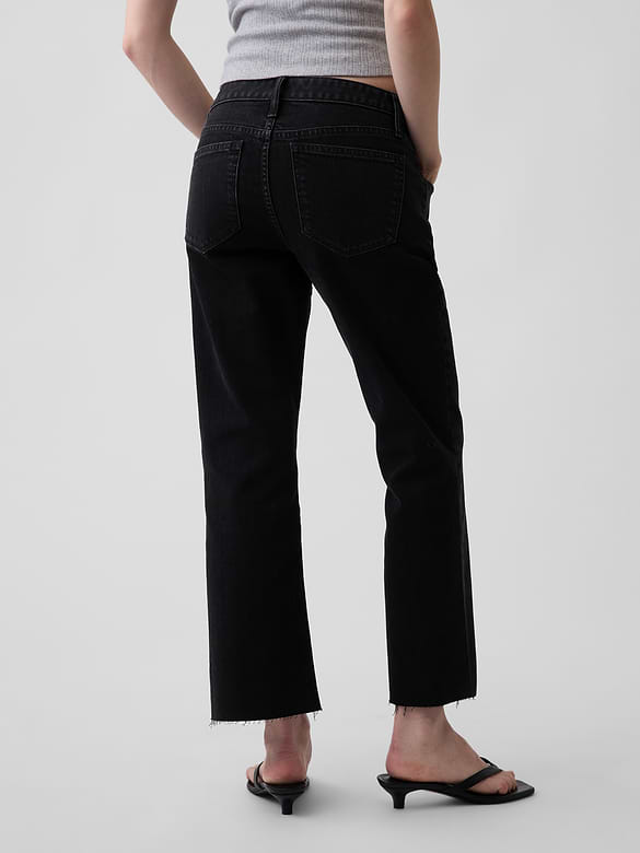 Low Rise Long & Lean Crop Jeans