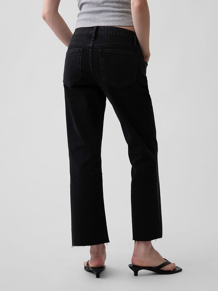 Image number 4 showing, Low Rise Long & Lean Crop Jeans