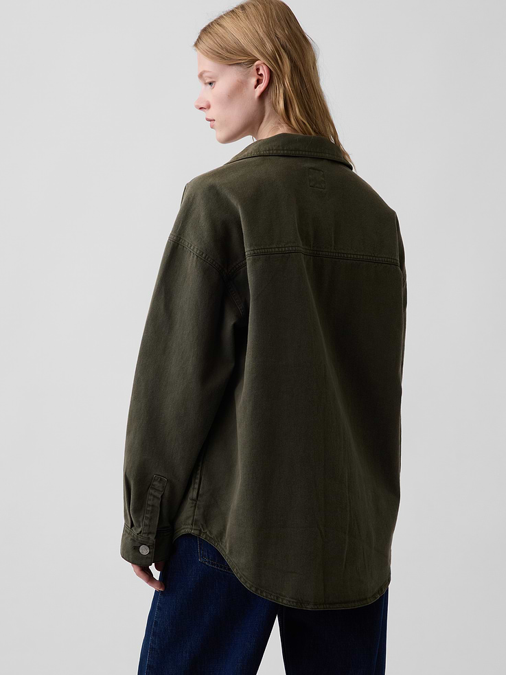 Image number 3 showing, Oversized Shirt Jacket