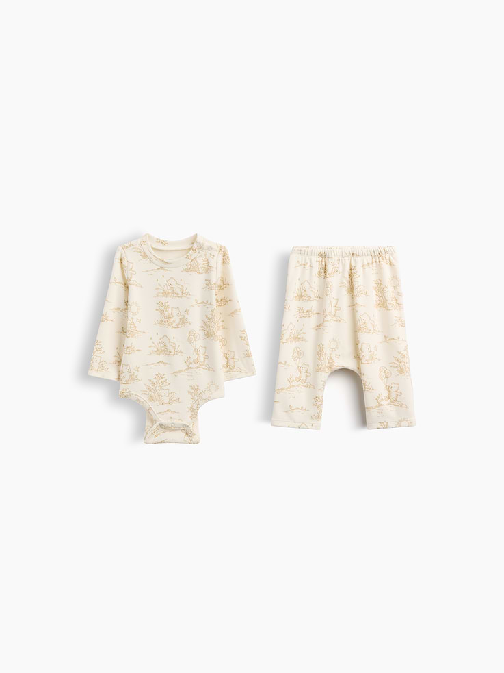 Image number 1 showing, Baby Softspun Bodysuit Outfit Set