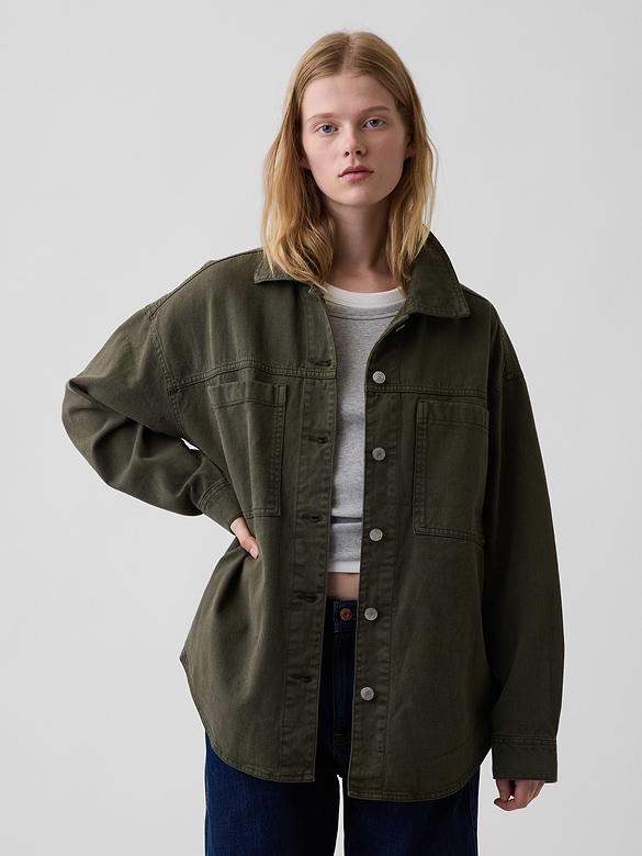 Oversized Shirt Jacket