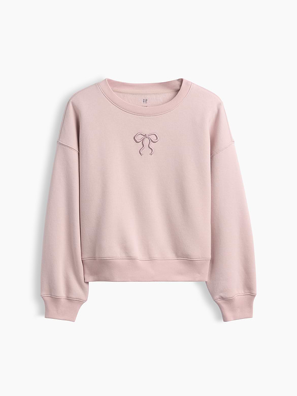 Chandail en coton ouaté à couture biseautée VintageDoux pour Enfant