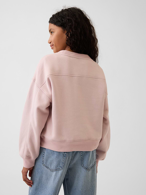 Chandail en coton ouaté à couture biseautée VintageDoux pour Enfant