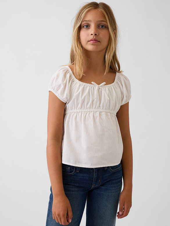 Kids Puff-Sleeve Top