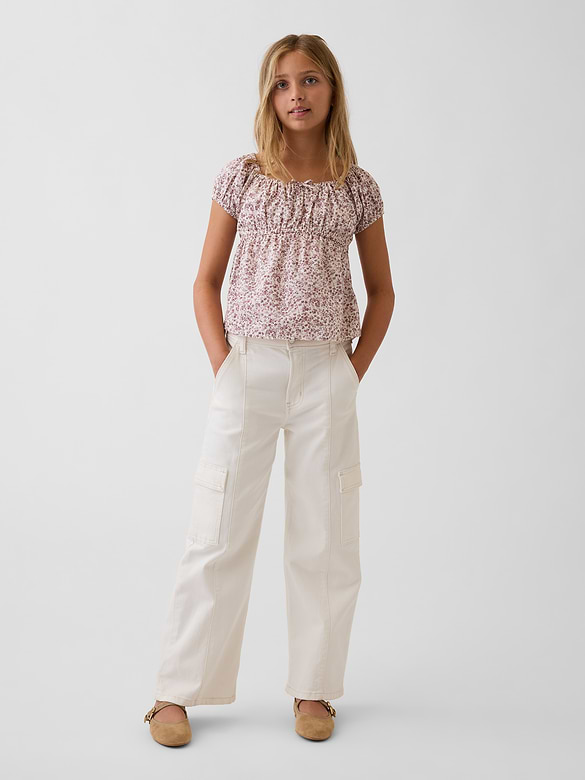 Kids Puff-Sleeve Top