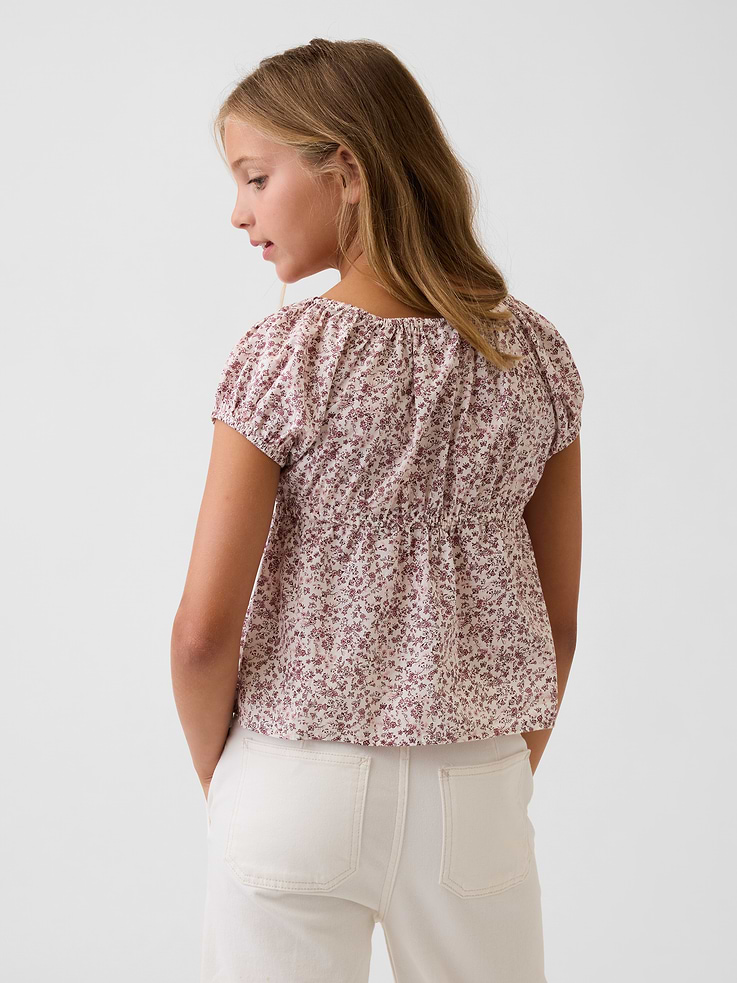 Image number 3 showing, Kids Puff-Sleeve Top