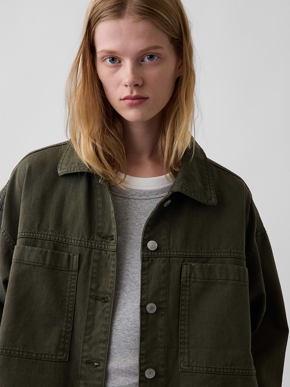 Oversized Shirt Jacket