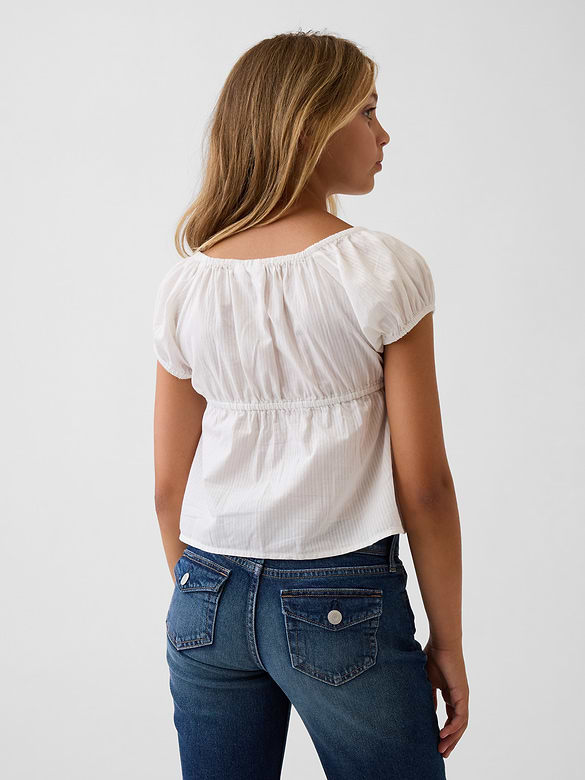 Kids Puff-Sleeve Top