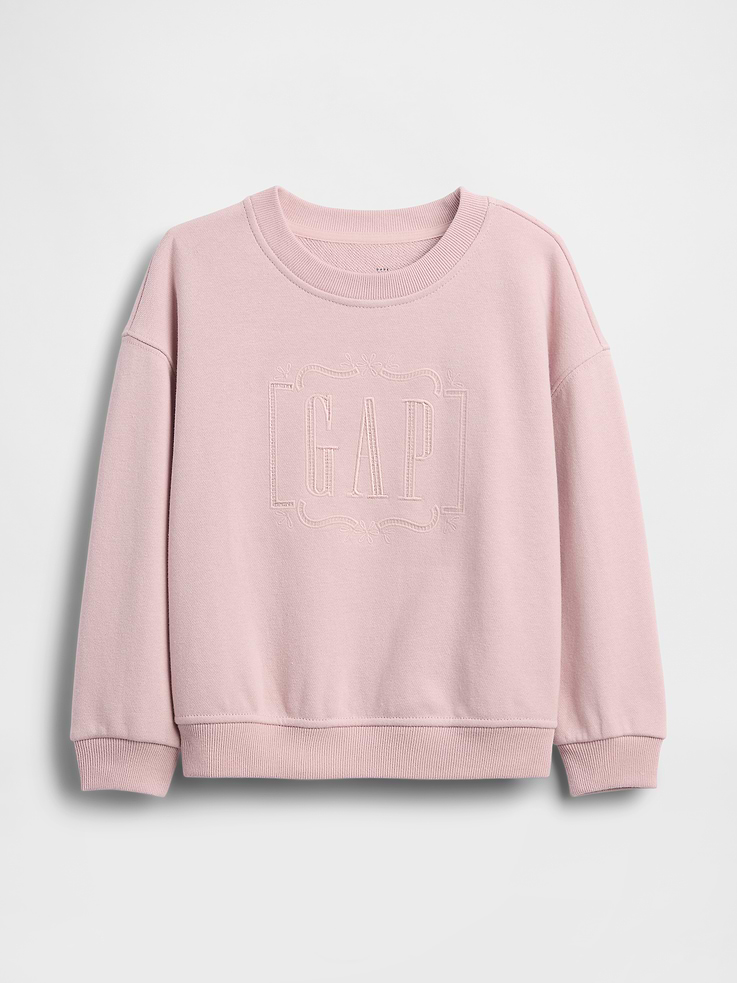 Image number 1 showing, Baby & Toddler VintageSoft Terry Embroidered Logo Sweatshirt
