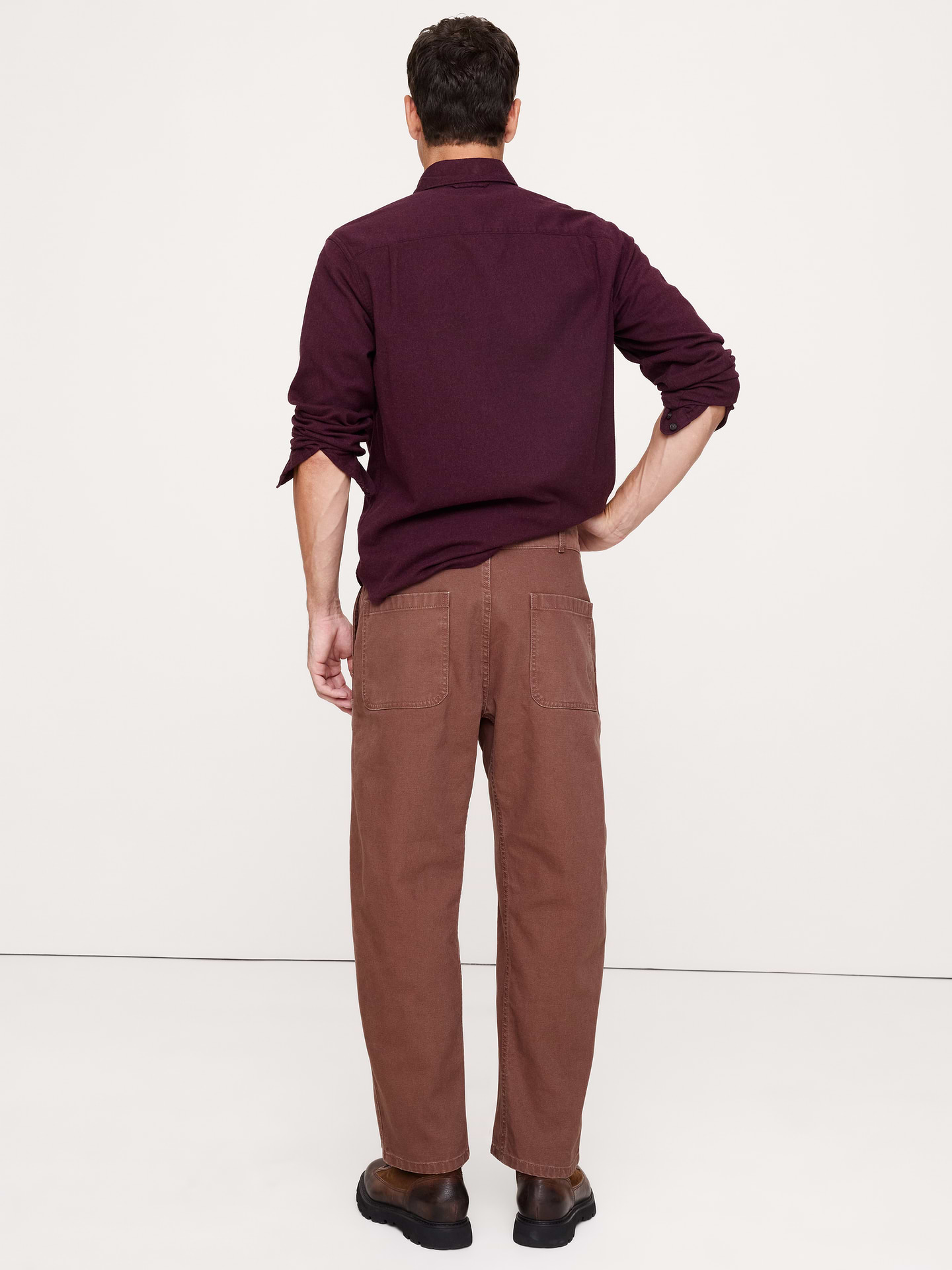 Image number 6 showing, Relaxed Mixed Media Barrel Pant