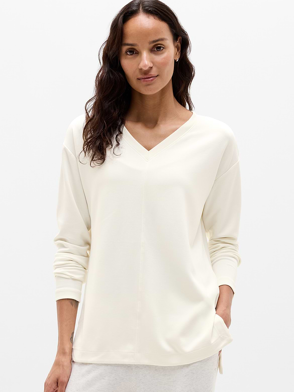 Seasoft V Neck Sweatshirt