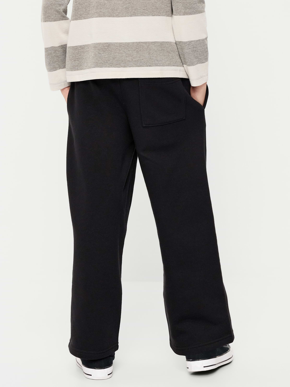 L'image numéro 2 présente Pantalon en coton ouaté coupe très généreuse pour garçon