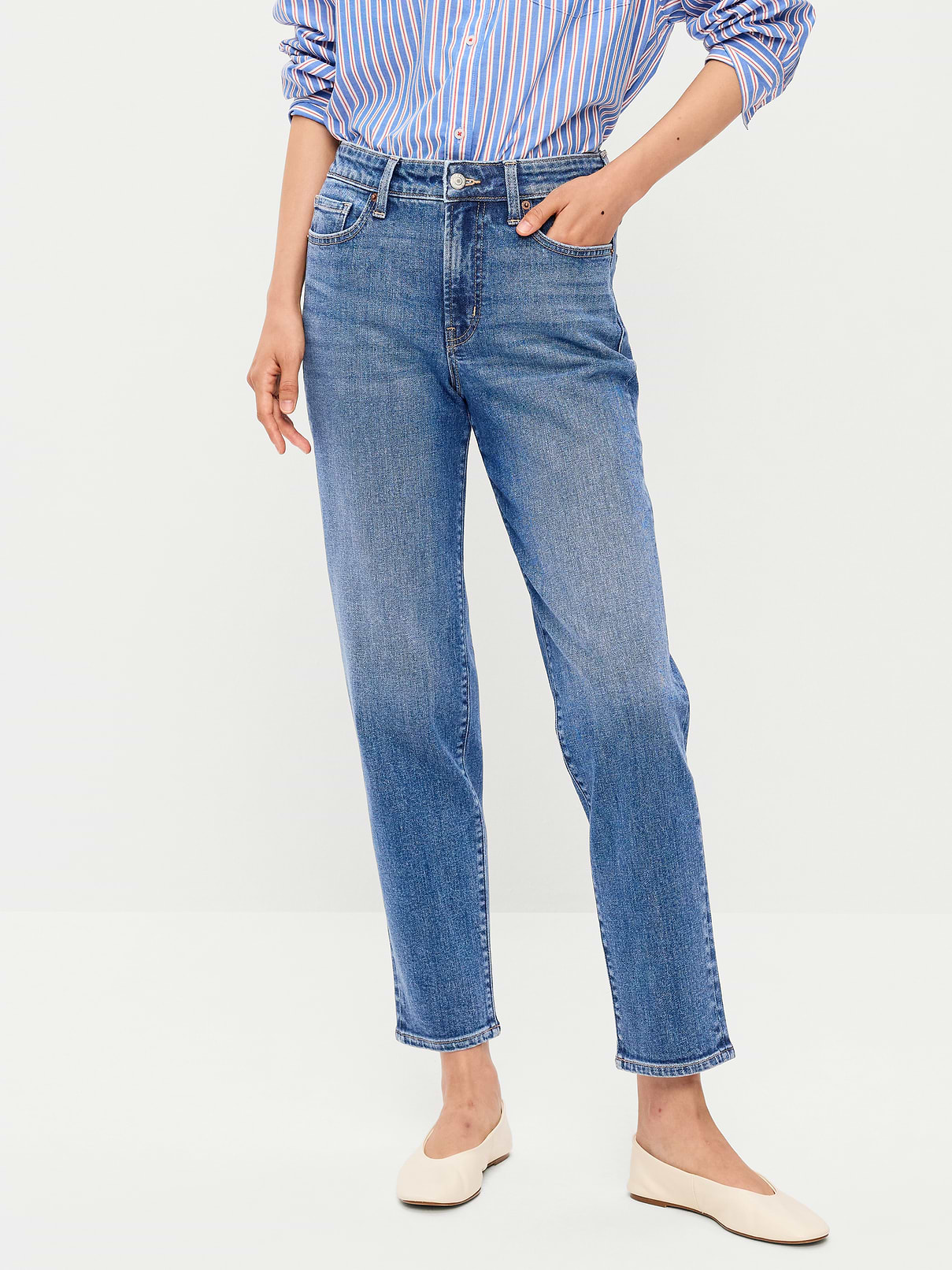 L'image numéro 2 présente Jean OG droit à taille haute longueur cheville