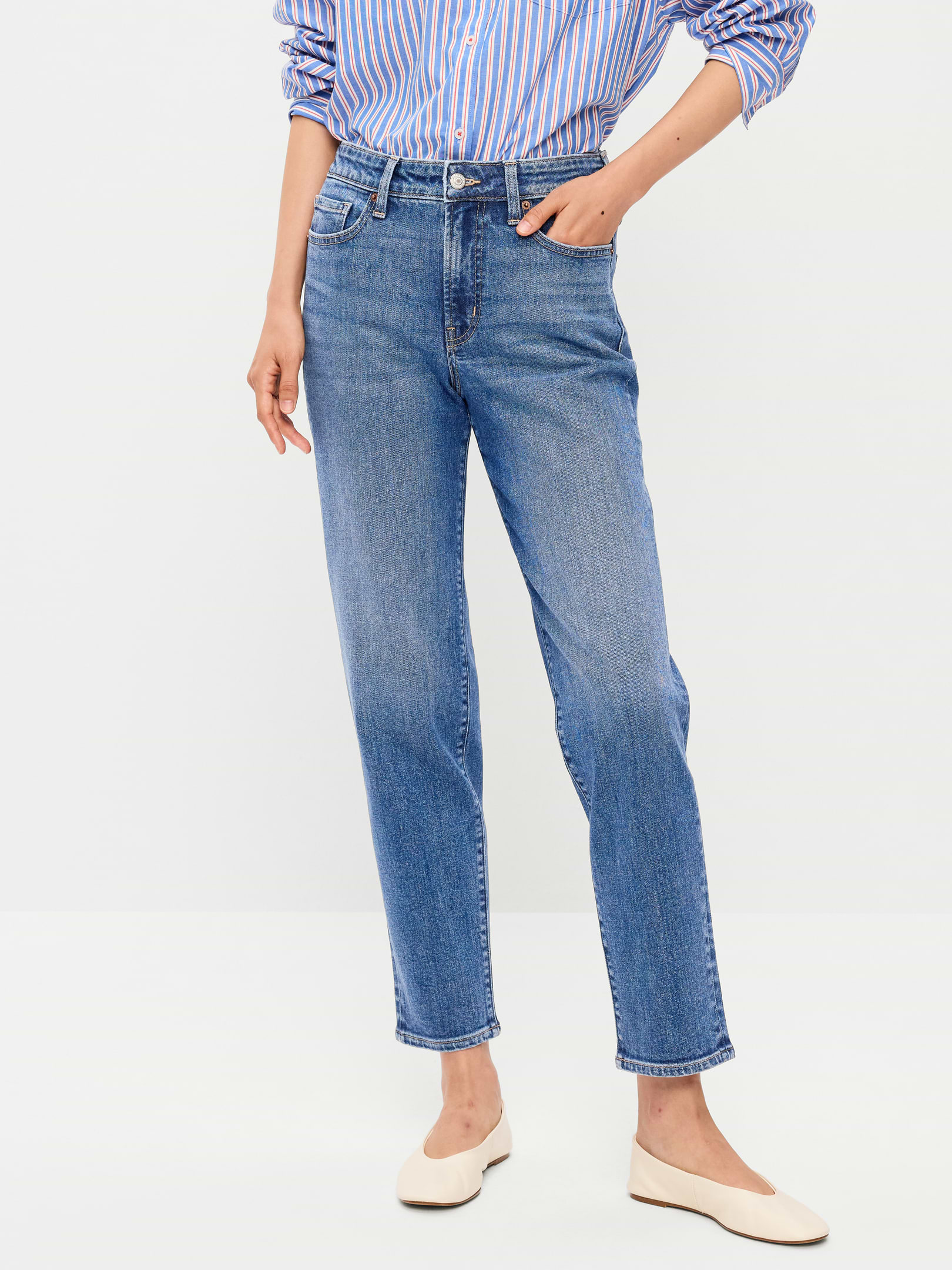 L'image numéro 2 présente Jean OG droit à taille haute longueur cheville