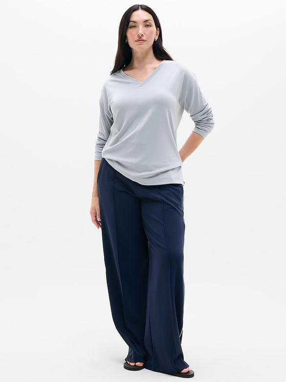 Seasoft V Neck Sweatshirt