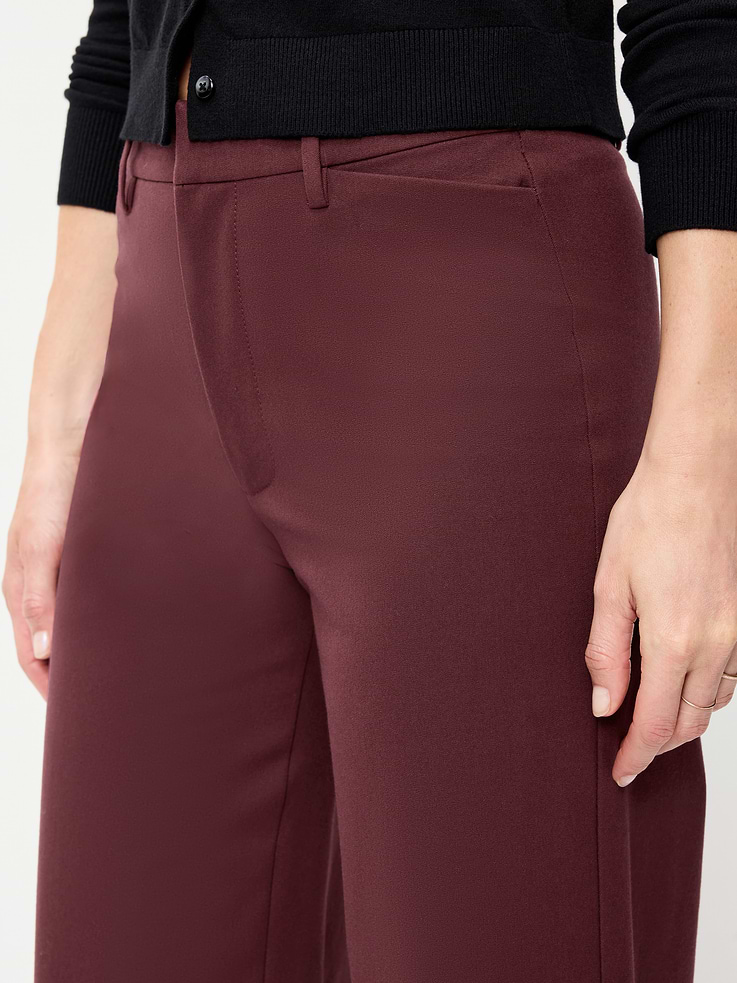 Image number 5 showing, High-Waisted Pixie Super Wide-Leg Pants