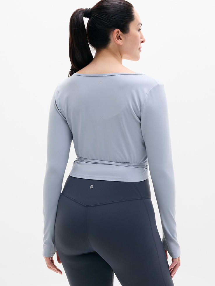 Image number 6 showing, Transcend Wrap Crop Top