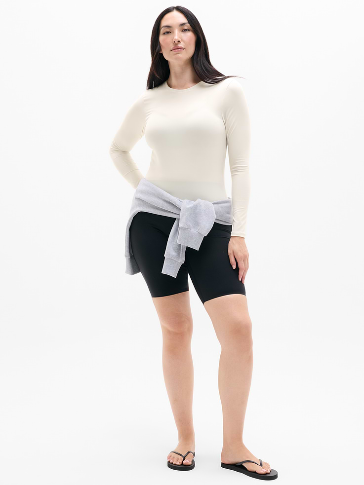 Image 5 of 7, BodyMove Crew Neck Long Sleeve Top
