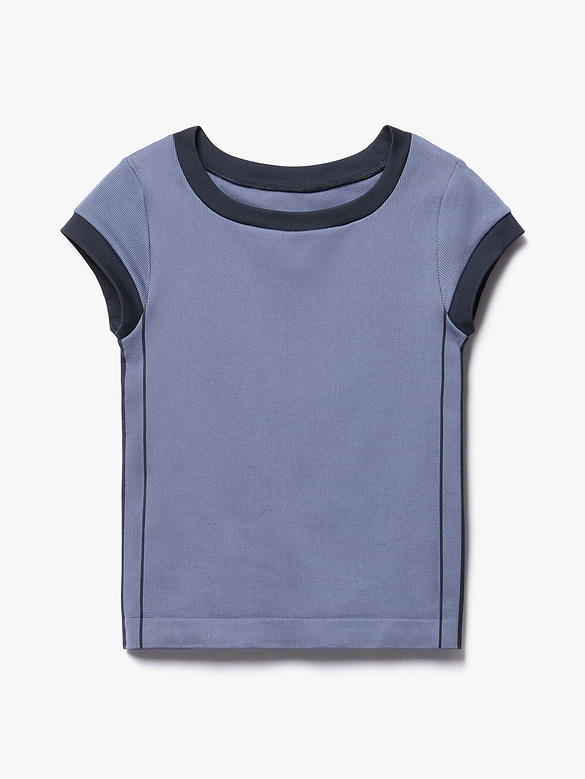 Athleta Girl Rise Above Rib Finish Line Tee