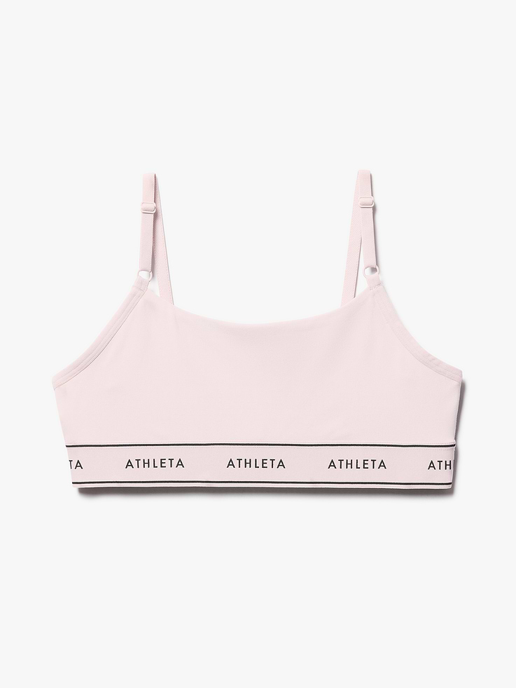Image number 3 showing, Athleta Girl High Speed Logo Adjustable Bra