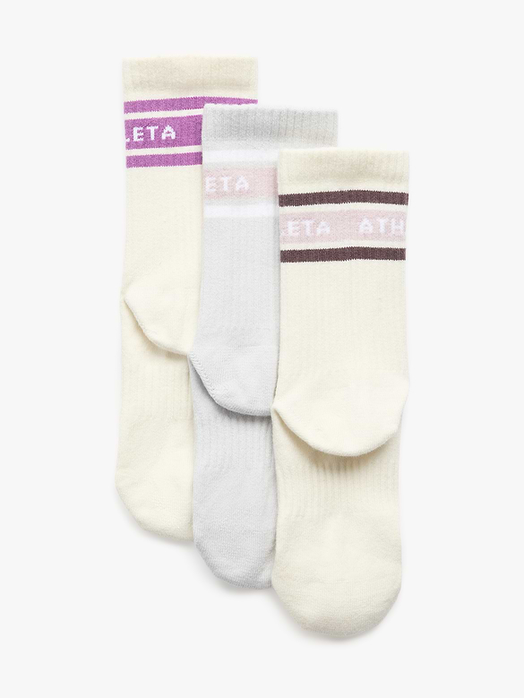 Athleta Girl Everyday Crew Sock 3-Pack