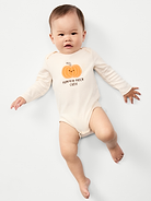 Image number 1 showing, Long-Sleeve Graphic Bodysuit for Baby